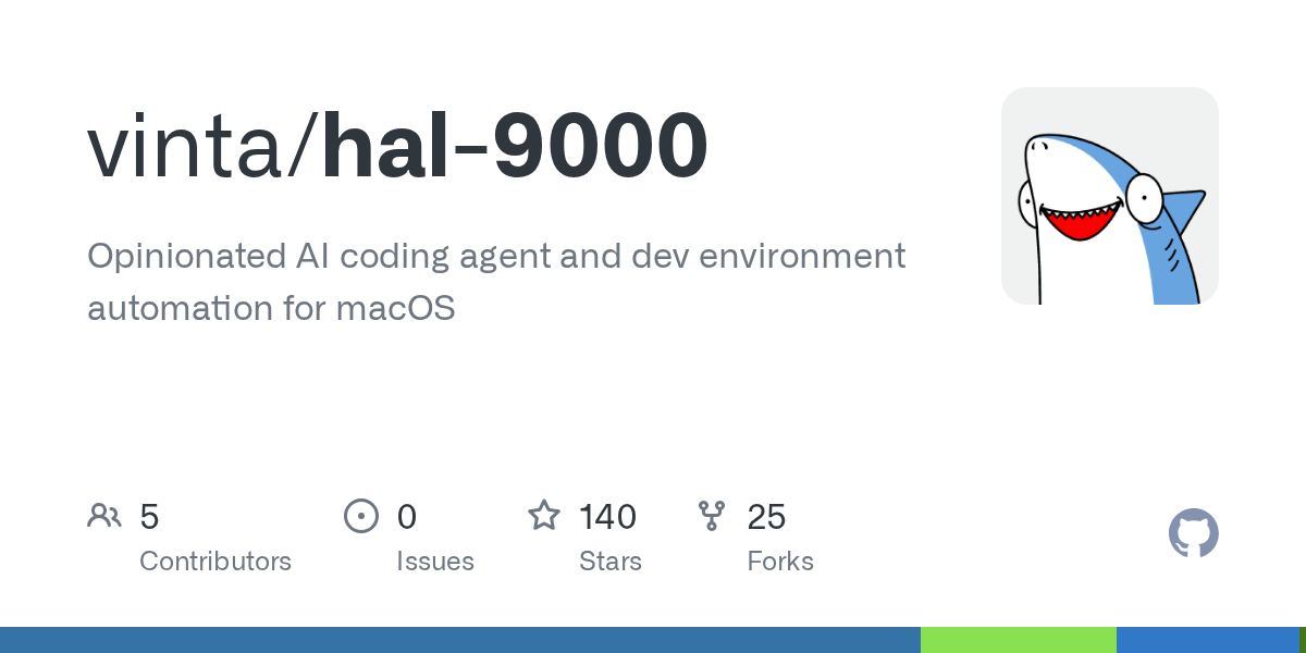 hal-9000: AI-кодировщик и автоматизация для macOS