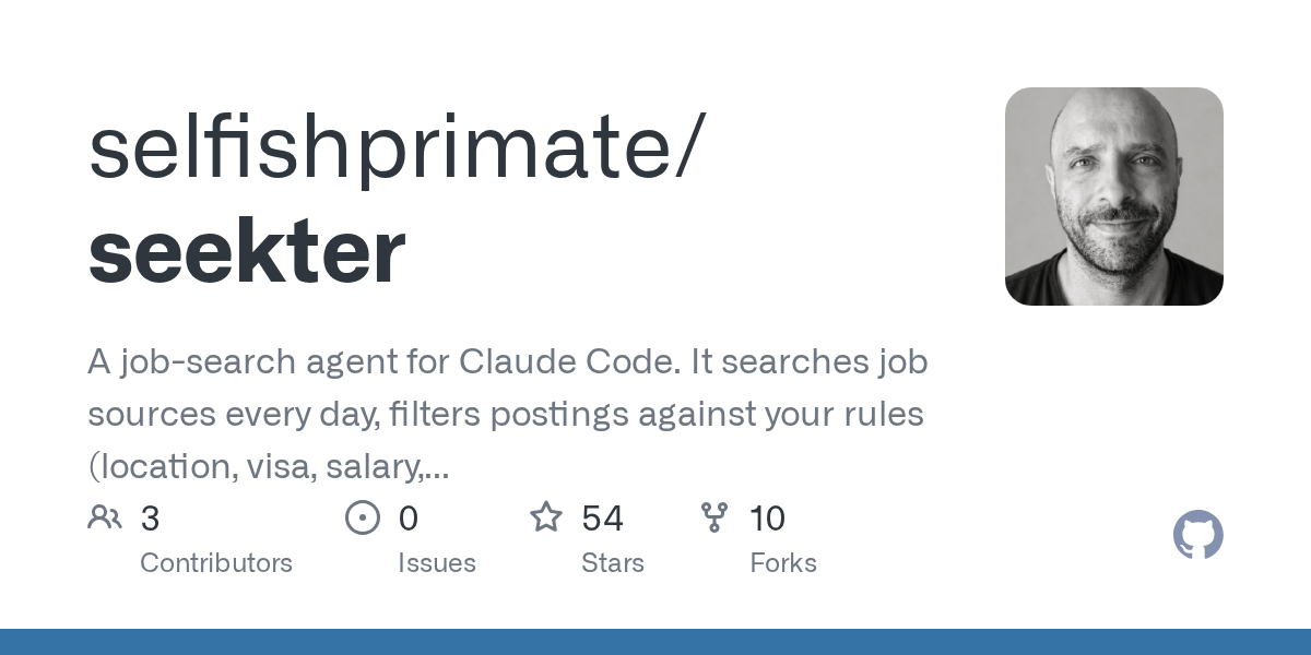 Seekter: Умный агент для поиска работы