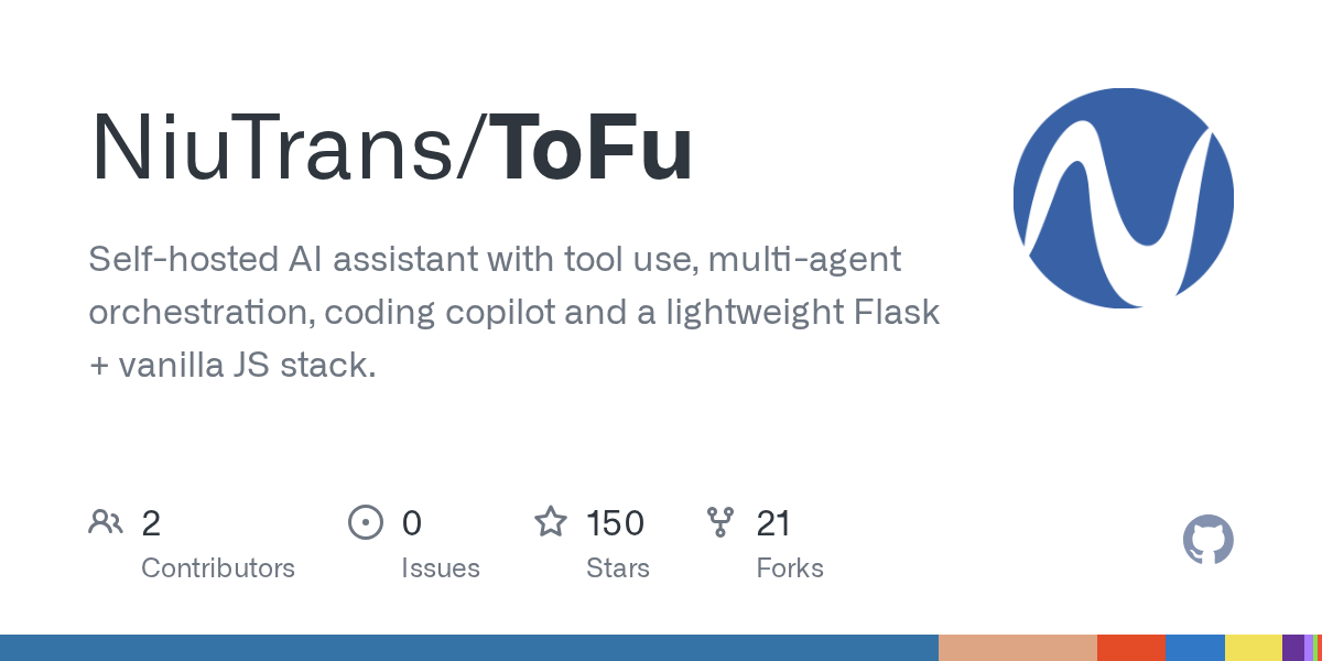 ToFu: Самохозяйственный AI ассистент с множеством возможностей