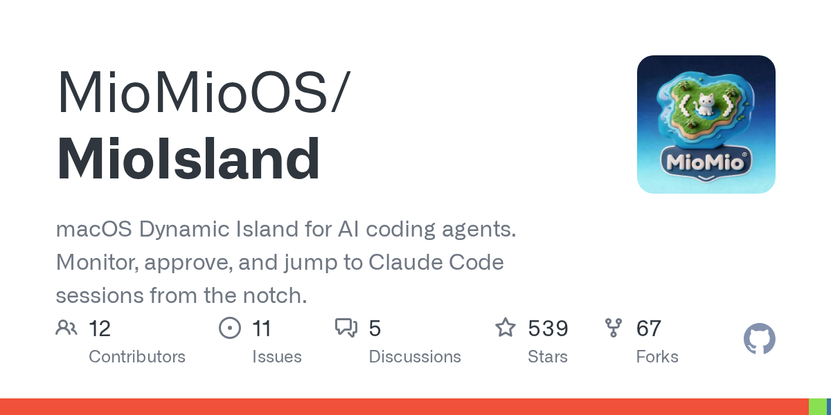 MioIsland: Dynamic Island для AI-кодеров на macOS