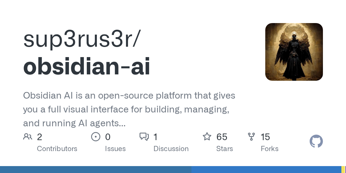 Облачная платформа для управления AI-агентами Obsidian AI