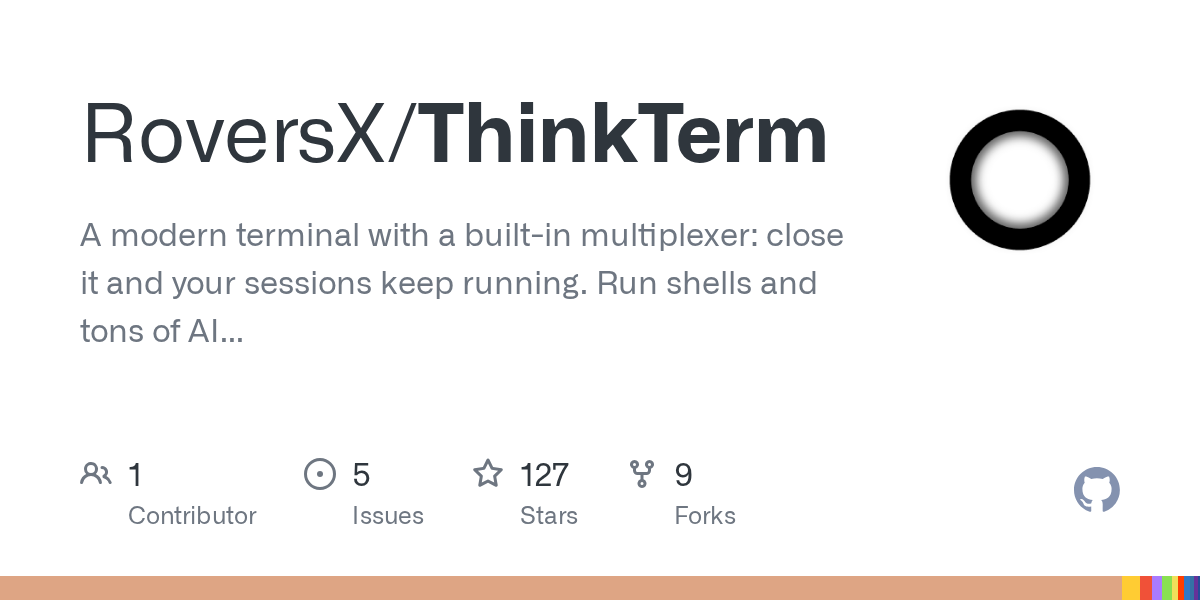 ThinkTerm: новый терминал с мультиплексором для упрощения работы с SSH и tmux