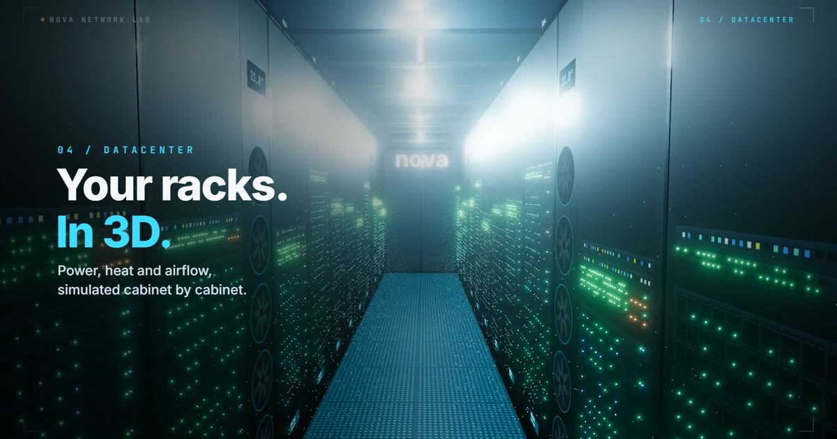 NOVA Network Lab: 3D дата-центр и автоматизация для сетевых лабораторий