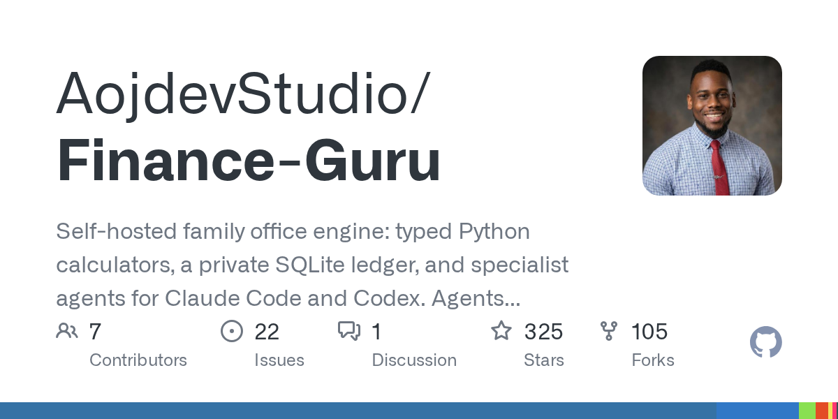 Finance-Guru: Self-hosted Family Office Engine на Python