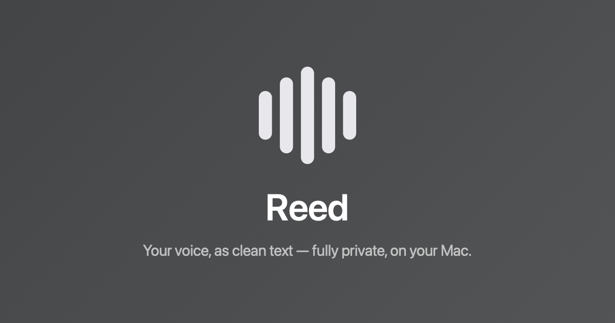 Разработчик открыл источник своего диктовального приложения Reed