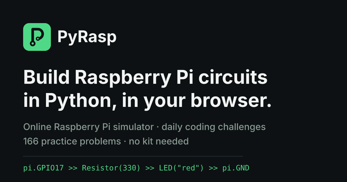 PyRasp: Симулятор Raspberry Pi для браузера