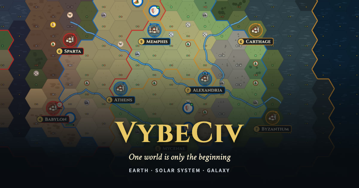 VybeCiv: бесплатная 4X игра о строительстве цивилизации