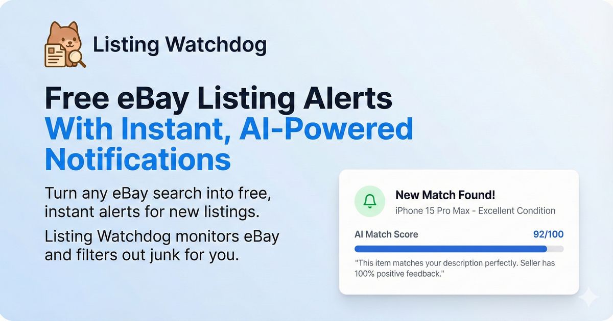 Как разработчик создал AI-инструмент для мониторинга eBay-объявлений