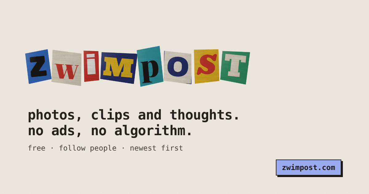 Создано новое социальное медиа zwimpost на Claude Code