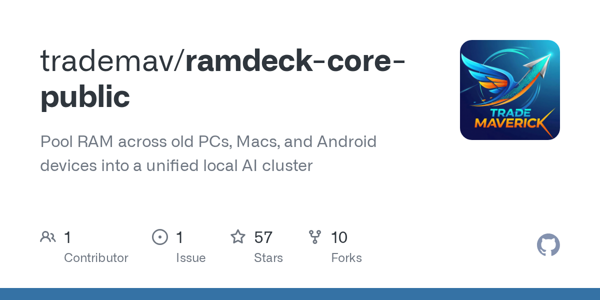 RAMDeck: объединение ОЗУ для запуска AI моделей на старых ПК