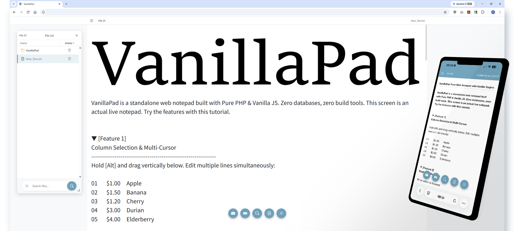 Обновления в web-ноуте на Vanilla JS: улучшения и исправления — проект из VibeCoding ленты