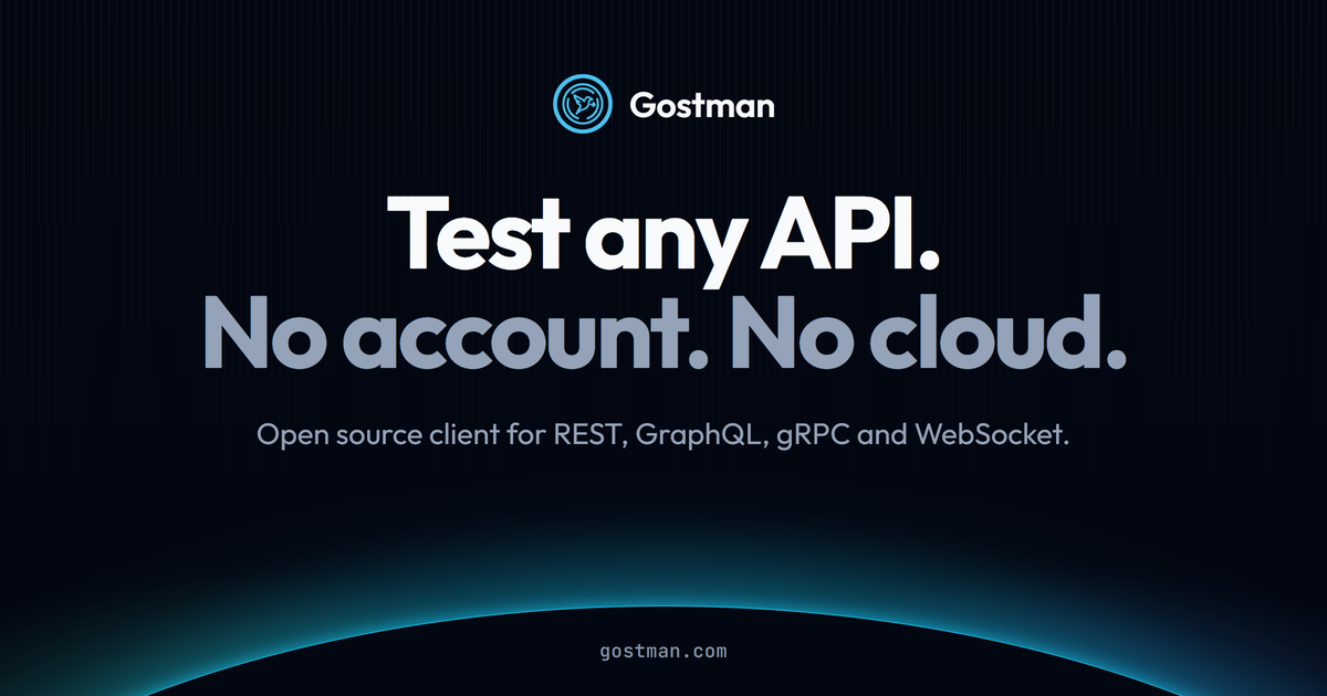 Gostman: бесплатный API-клиент без регистрации — проект из VibeCoding ленты